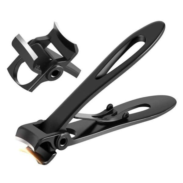Wide Jaw Toenail Clipper with Cast Steel Blades and Ergonomic Handle