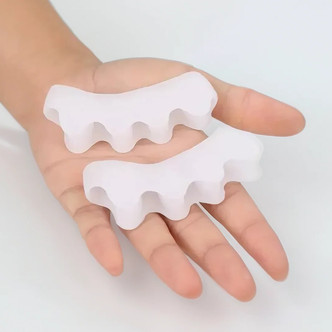 Silicone Toe Separator with Medical Grade Gel and Bunion Relief