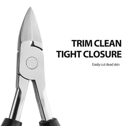 Heavy Duty Nail Clippers with Carbon Steel Blade and Integrated File, Dual Set