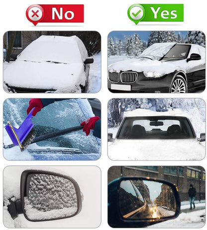 Windshield Cover with Six Magnets and Door Tuck Straps for Cars, Trucks, SUVs