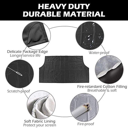 Windshield Cover with Six Magnets and Door Tuck Straps for Cars, Trucks, SUVs