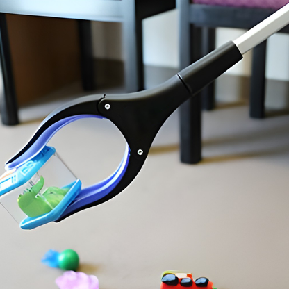 Grabber Stick with Rotating Jaw and 32-Inch Reach, Foldable Design