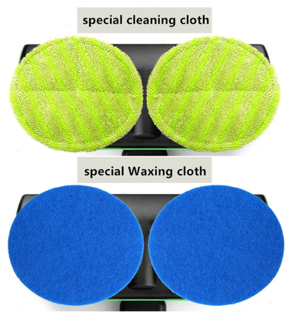 Rechargeable Spin Mop with Dual Motors and 180-Degree Swivel Head