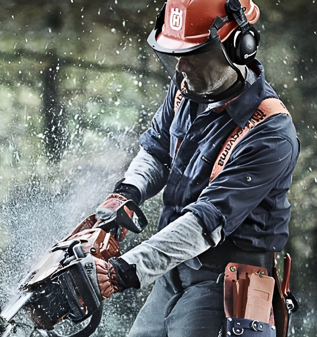 Portable Chainsaw Sharpener with Adjustable Pin Spacing for 14-20in Bars