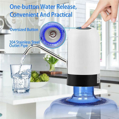Rechargeable Water Pump with Stainless Steel Tube and One Button Operation