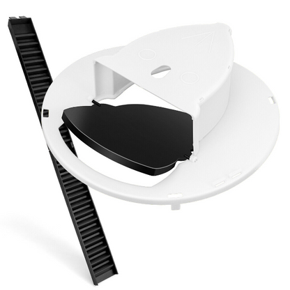 Bucket Cover Mouse Trap with Auto Reset Flip Slide and Dual Ladders