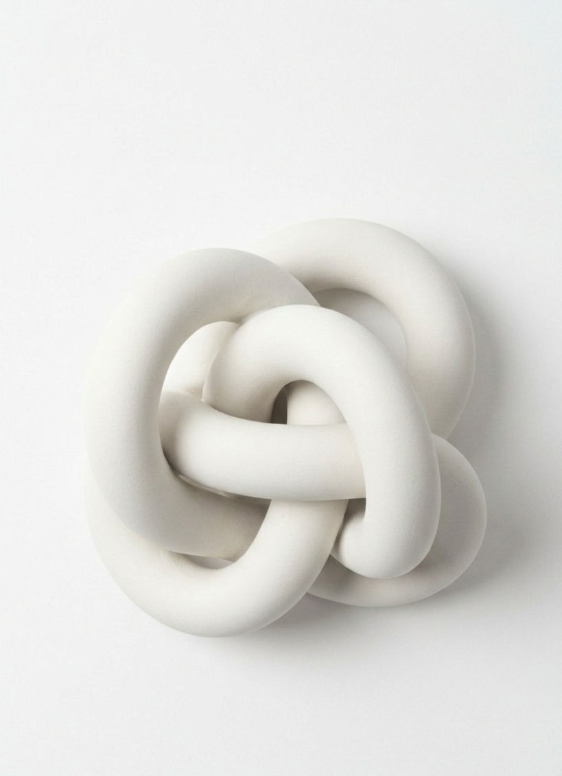 Abstract Knot Statue