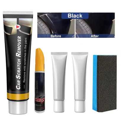 Automotive Scratch Repair Compound with Abrasive Formula and Wax Protection