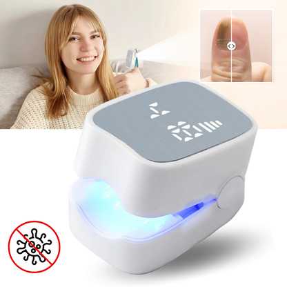 Dual Laser Nail Treatment Device with Blue Light and 7-Minute Auto Sessions