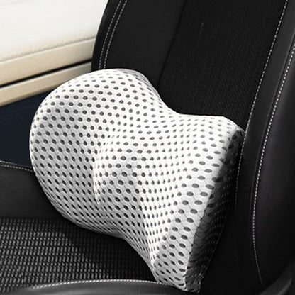 Lumbar Support Pillow with Removable Washable Cover and Natural Curve Design