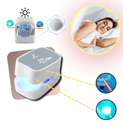 Dual Laser Nail Treatment Device with Blue Light and 7-Minute Auto Sessions