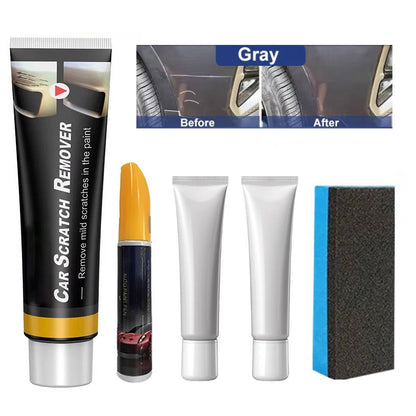 Automotive Scratch Repair Compound with Abrasive Formula and Wax Protection