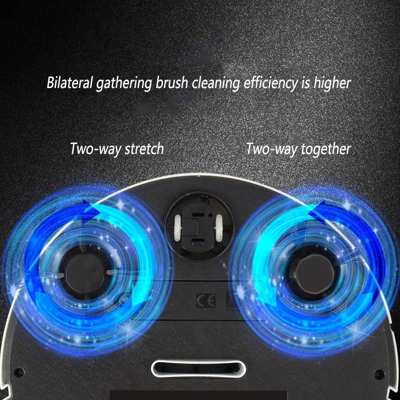 Robot Vacuum Cleaner with Quiet Operation and Pet Hair Filtration for Hard Floors