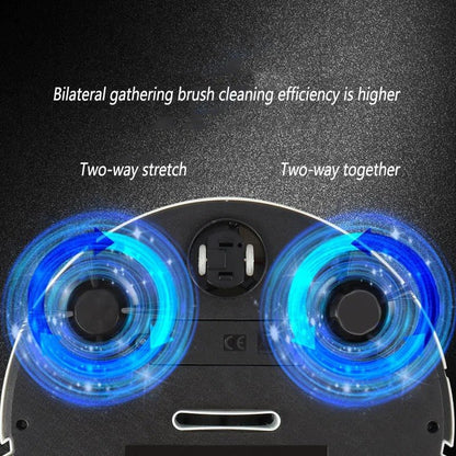 Robot Vacuum Cleaner with Quiet Operation and Pet Hair Filtration for Hard Floors