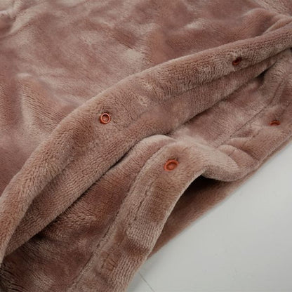 Flannel Heated Blanket with Power Bank Compatibility, 63x33 Inches