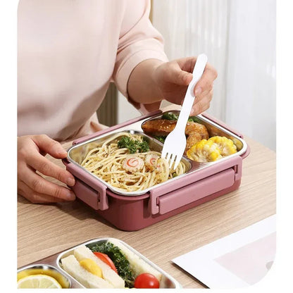 Stainless Steel Vacuum Insulated Food Container with Leak Proof Twist Lid and 12 Hour Heat Retention