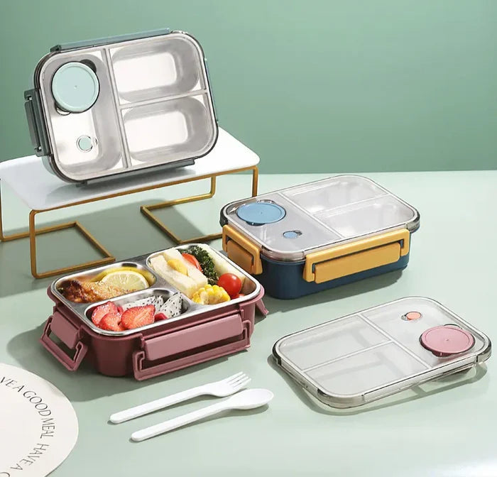 Stainless Steel Vacuum Insulated Food Container with Leak Proof Twist Lid and 12 Hour Heat Retention