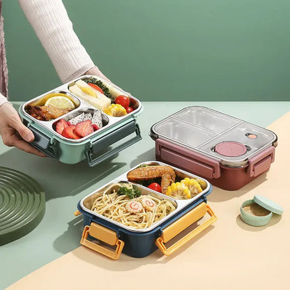 Stainless Steel Vacuum Insulated Food Container with Leak Proof Twist Lid and 12 Hour Heat Retention