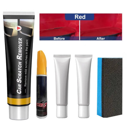 Automotive Scratch Repair Compound with Abrasive Formula and Wax Protection