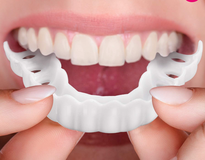 Cosmetic Tooth Cover with Snap Fit Design and Natural Color for Missing Teeth