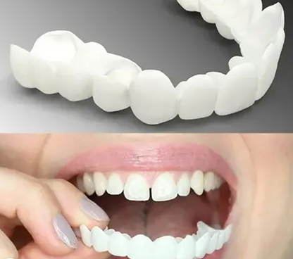 Cosmetic Tooth Cover with Snap Fit Design and Natural Color for Missing Teeth