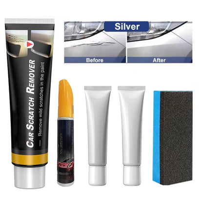 Automotive Scratch Repair Compound with Abrasive Formula and Wax Protection