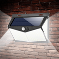 Solar Motion Sensor Light with 208 LED and 800 Lumens, Waterproof Outdoor