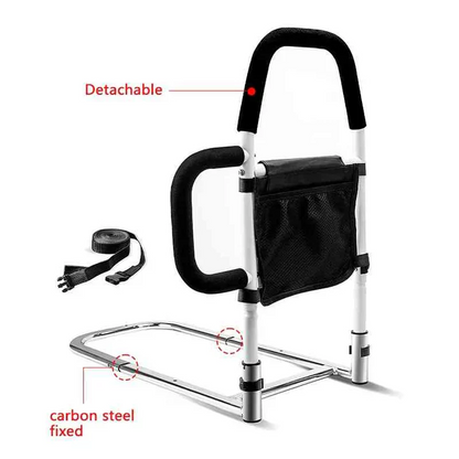 Bedside Assist Handle with Foam Padded Grip and Reinforced Steel Frame