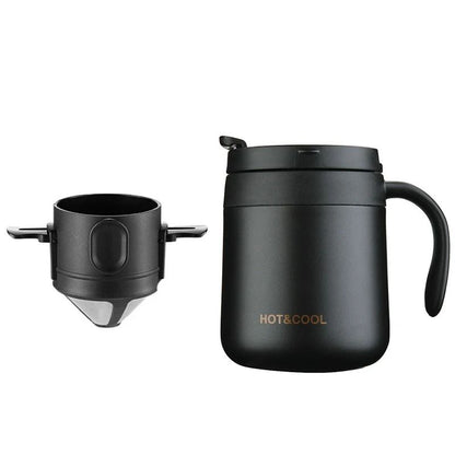 304 Stainless Steel Portable Coffee Filter Dripper – Reusable Mug Coffee and Tea Holder