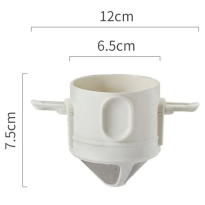 304 Stainless Steel Portable Coffee Filter Dripper – Reusable Mug Coffee and Tea Holder
