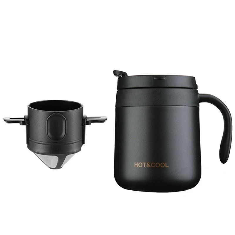 304 Stainless Steel Portable Coffee Filter Dripper – Reusable Mug Coffee and Tea Holder