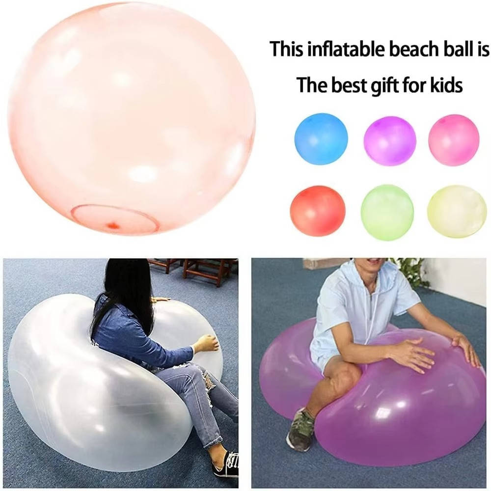 Giant Jelly Balloon Ball with Air and Water Fill, 3-Pack