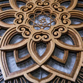Handmade Wooden Mandala Wall Lamp