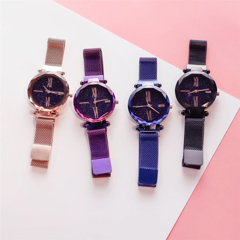 Stargazer Watch – Elegant Gold & Steel Timepiece | Perfect Gift for Any Occasion