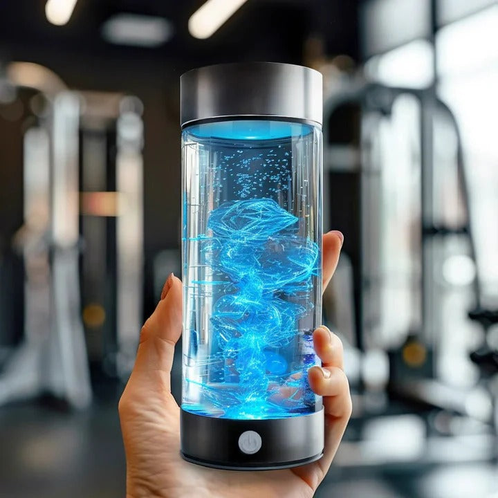 Portable Electrolysis Water Bottle with One-Button Hydrogen Enrichment and Rechargeable Battery