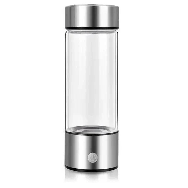 Portable Electrolysis Water Bottle with One-Button Hydrogen Enrichment and Rechargeable Battery