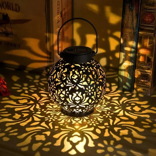 Solar LED Pendant Light with Remote Control and Automatic Dusk Activation, Waterproof