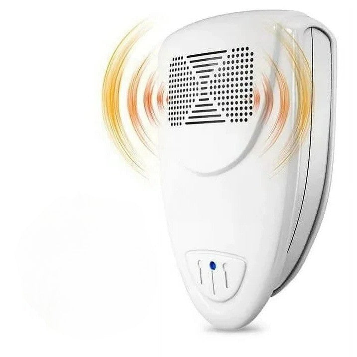 Ultrasonic Pest Repellent with Silent 20-65 kHz Waves and 215 Square Foot Coverage