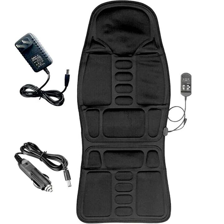 Vibration Massage Chair Pad with Heat Control and Wired Remote