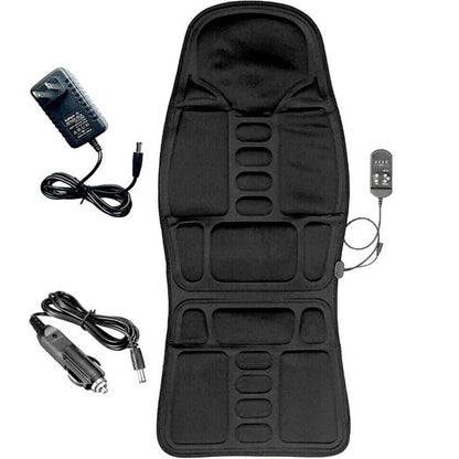 Vibration Massage Chair Pad with Heat Control and Wired Remote