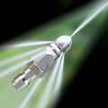 Pipe Cleaning Nozzle with Pointed Tip and Stainless Steel Body for Pressure Washers