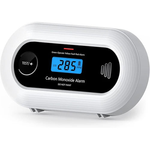 Carbon Monoxide Detector with LCD Display and 10-Year Battery Life