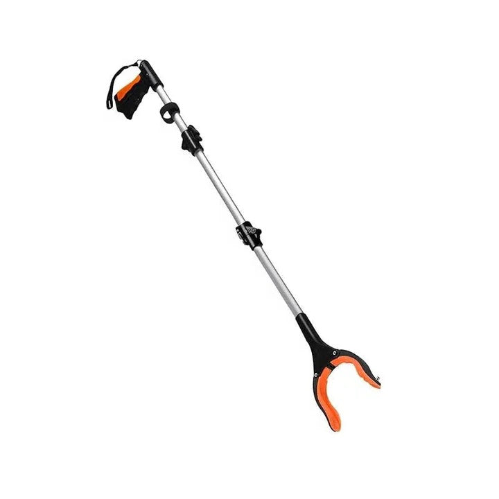 Foldable Grabber Reacher with 360-Degree Swivel Head and Ergonomic Handle