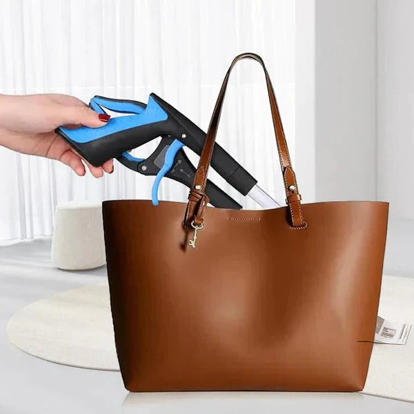Foldable Grabber Reacher with 360-Degree Swivel Head and Ergonomic Handle