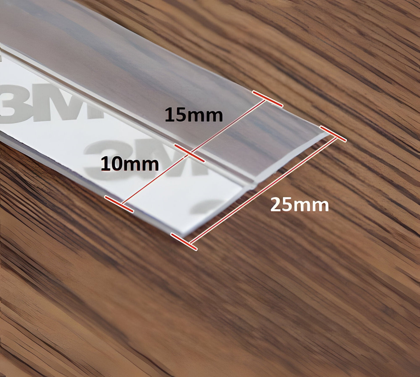 Transparent Door and Window Seal Strip with Self-Adhesive Backing, 196.85 Inches