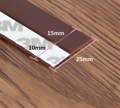 Transparent Door and Window Seal Strip with Self-Adhesive Backing, 196.85 Inches