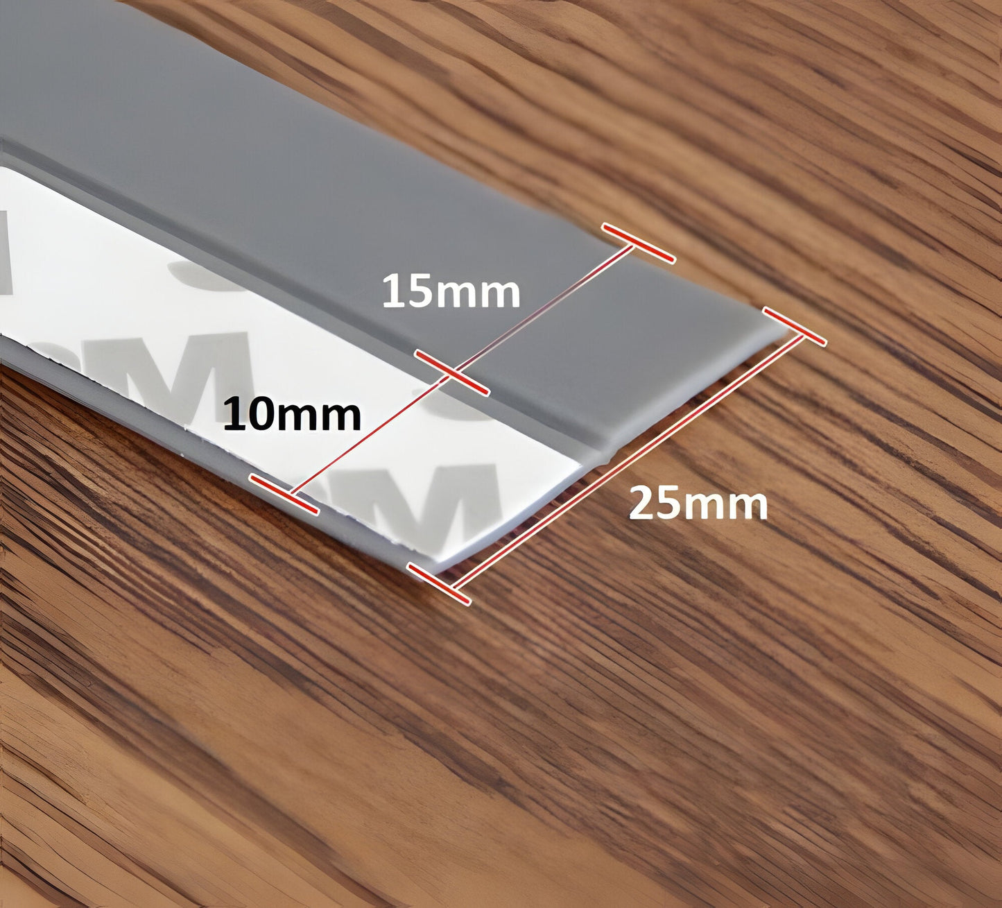 Transparent Door and Window Seal Strip with Self-Adhesive Backing, 196.85 Inches
