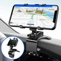 Dashboard Phone Mount with 360-Degree Rotation and Anti-Slip Grip Pads