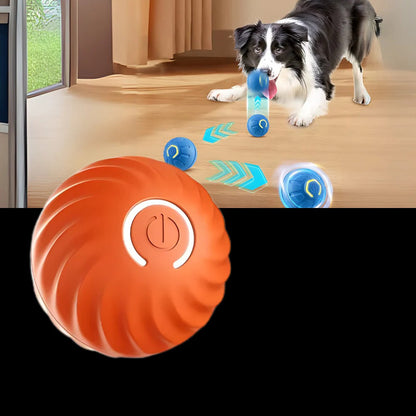 Self-Rolling Dog Ball with Automatic Obstacle Avoidance and Rechargeable Battery