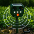Motion-Activated Snake Repeller with Solar Power and Ultrasonic Sound, 30ft Range